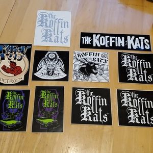 Koffin Kats Sticker Collection Rockabilly